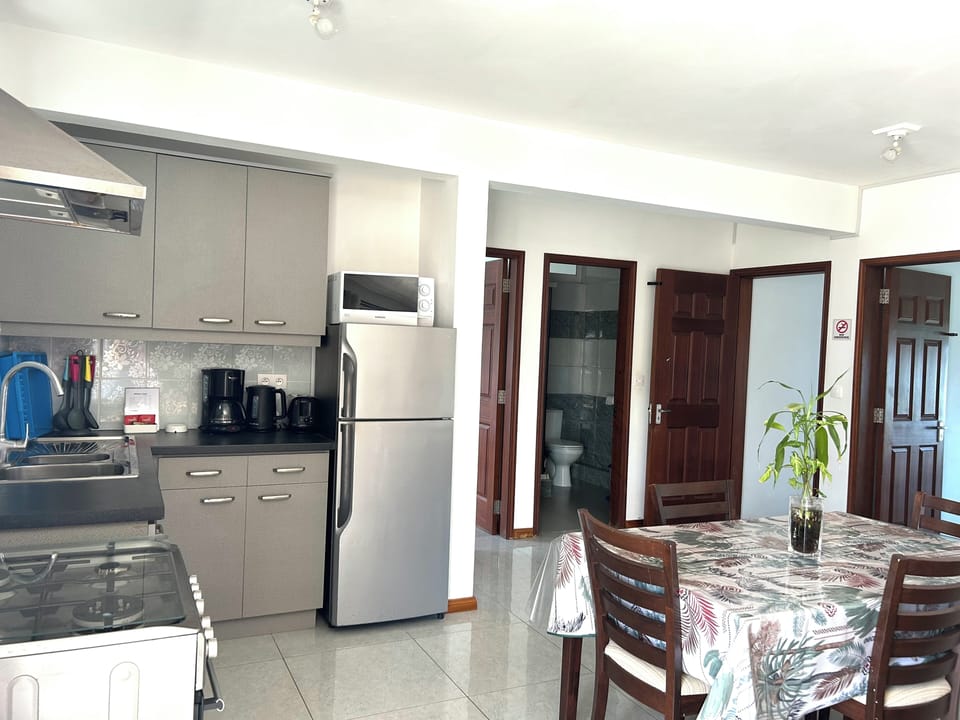 Comfort Apartment, 2 Bedrooms | Private kitchen | Coffee/tea maker, fridge