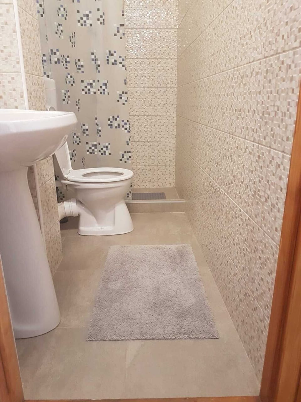 Comfort Apartment | Bathroom | Shower, free toiletries, towels, soap