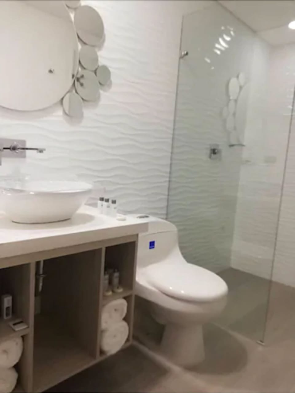 Free toiletries, hair dryer, towels, soap