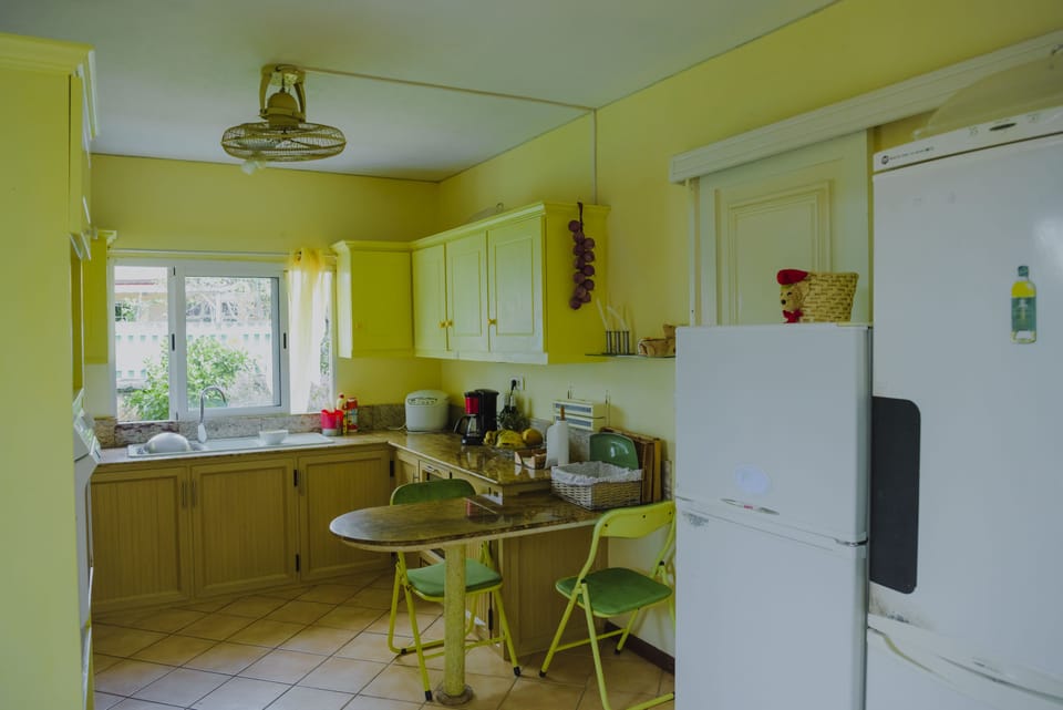 Deluxe Villa (Danielle) | Private kitchen | Fridge, microwave, oven, stovetop