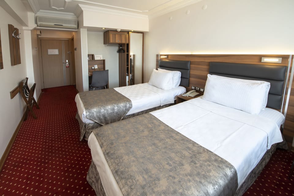 Standard Double or Twin Room | Minibar, blackout drapes, iron/ironing board, free WiFi