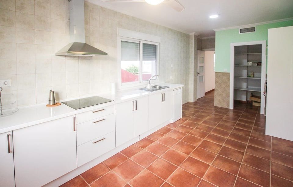 Family House, 3 Bedrooms, Pool View | Private kitchen | Full-size fridge, microwave, toaster, eco-friendly cleaning products