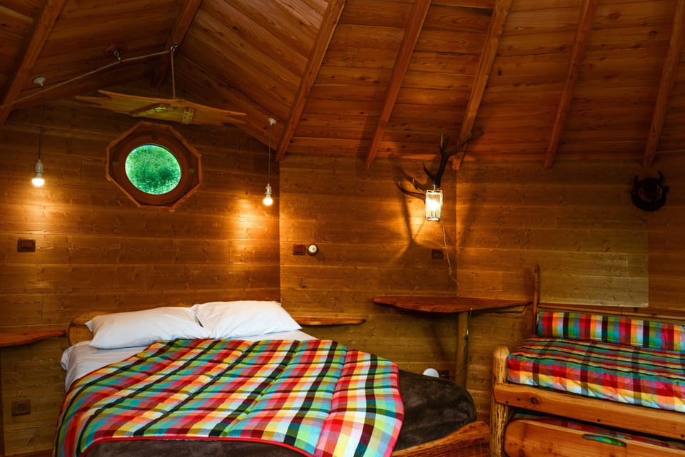 Cabin | Individually decorated, individually furnished, desk, laptop workspace