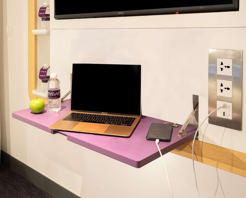 Premium Queen Cabin | Desk, blackout drapes, iron/ironing board (on request), WiFi (free)