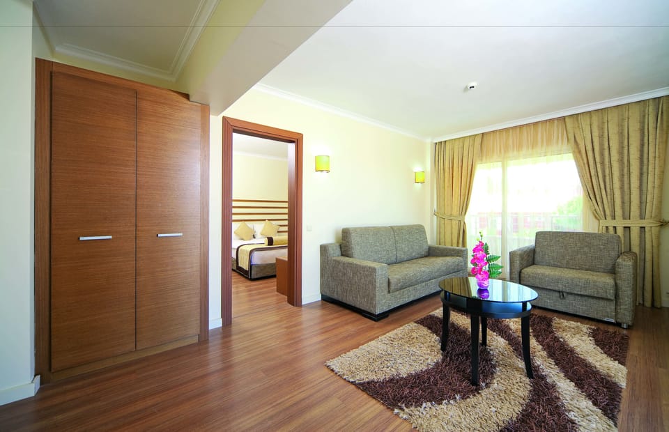 Family Shared Dormitory, 1 Bedroom | Living room | LCD TV