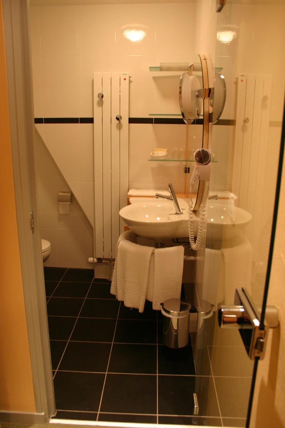 Free toiletries, hair dryer