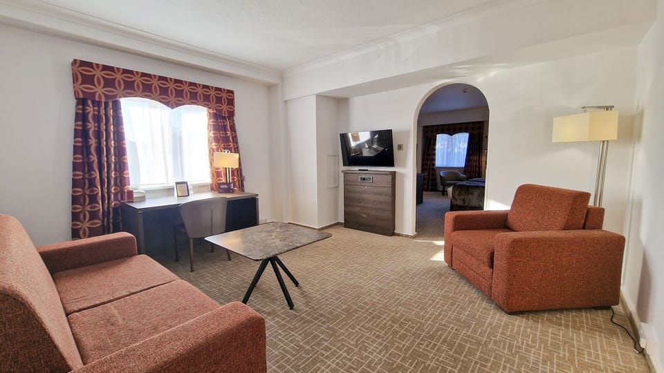 Family Suite, Multiple Beds | Hypo-allergenic bedding, desk, laptop workspace, blackout drapes