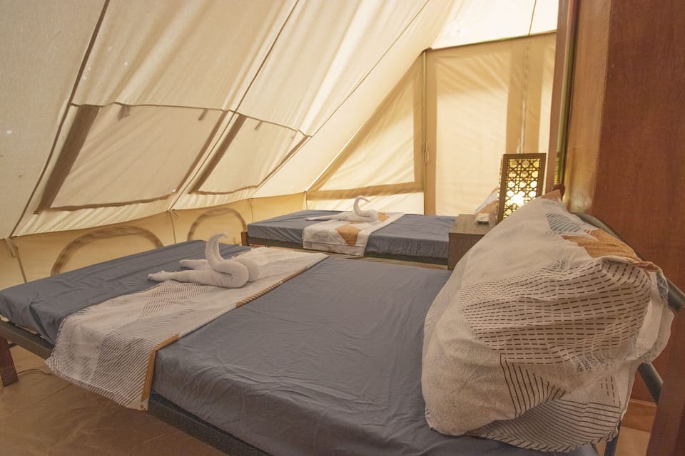 Aloya Deluxe Room | Desk, bed sheets