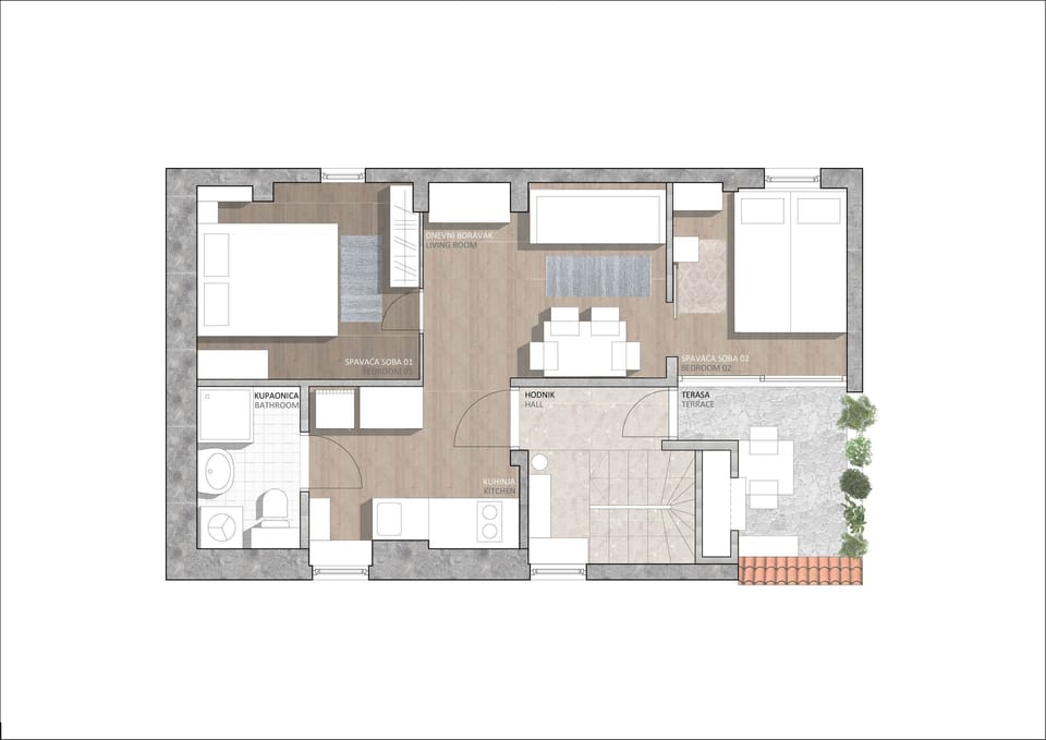 Apartment (A1) | Floor plan