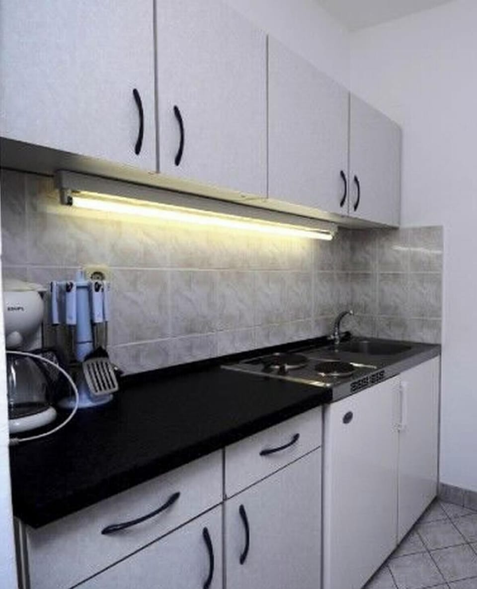 Apartment (A6) | Private kitchen | Mini-fridge