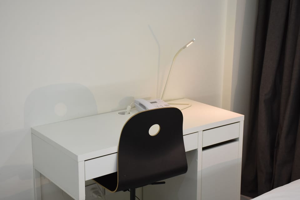 In-room safe, desk, laptop workspace, blackout drapes