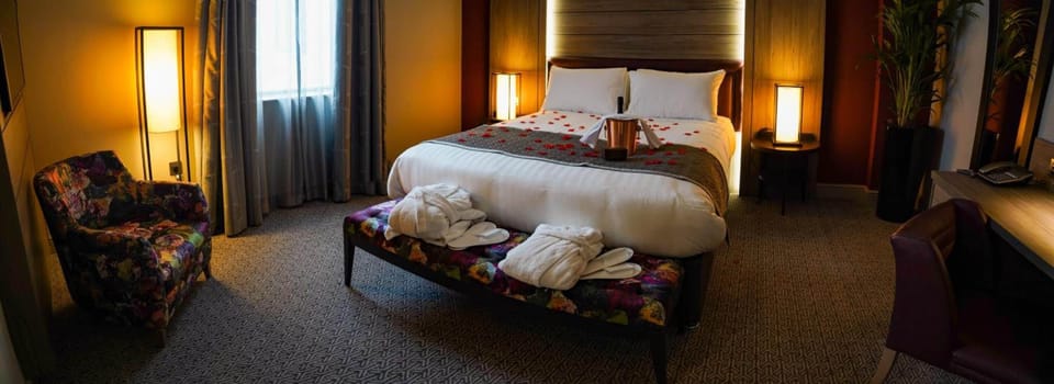 Junior Double Room | In-room safe, individually decorated, desk, laptop workspace