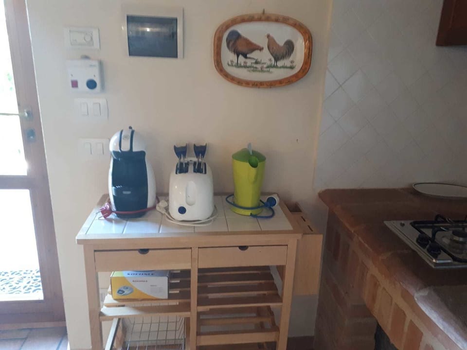 Studio (Violetta) | Private kitchenette | Fridge, stovetop, espresso maker, electric kettle