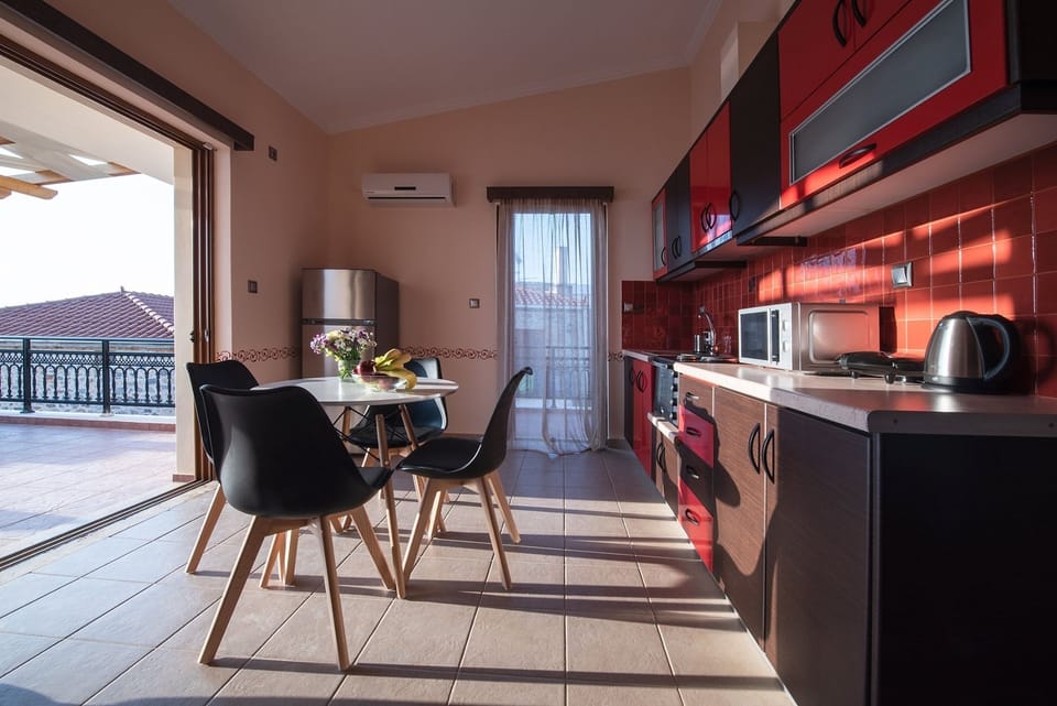 Superior Suite, Sea View | Private kitchen | Full-size fridge, electric kettle