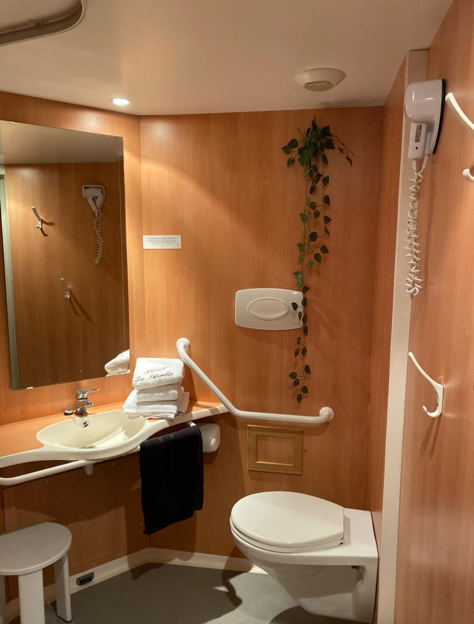 Shower, towels