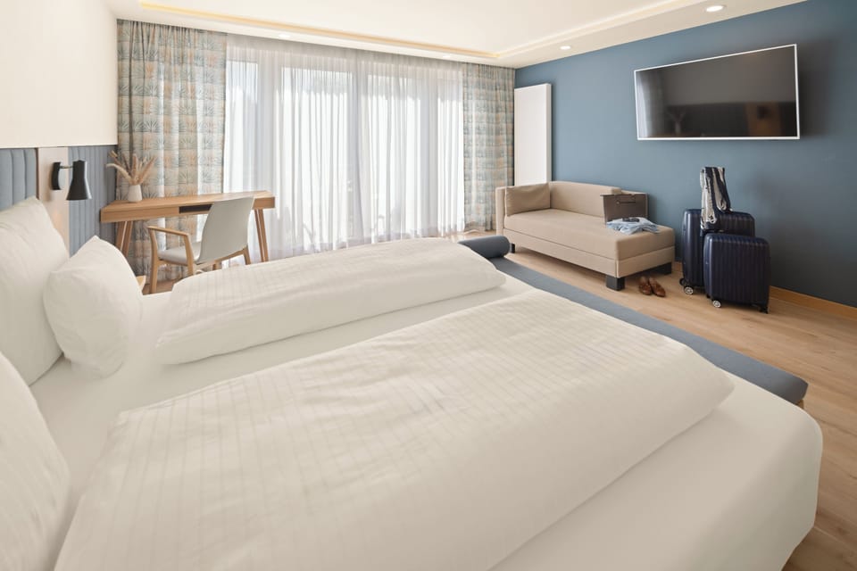 Superior Double Room | In-room safe, individually decorated, desk, laptop workspace