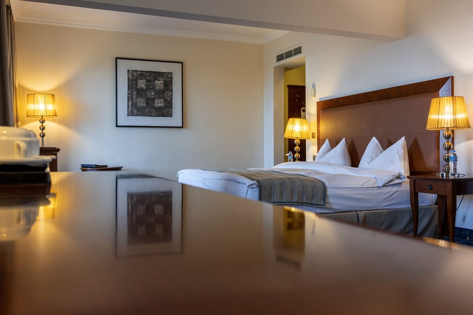 Deluxe Double Room, City View | Select Comfort beds, minibar, in-room safe, soundproofing