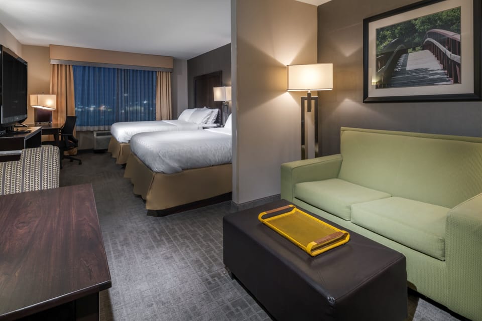 Suite, 2 Queen Beds | In-room safe, desk, iron/ironing board, WiFi (free)