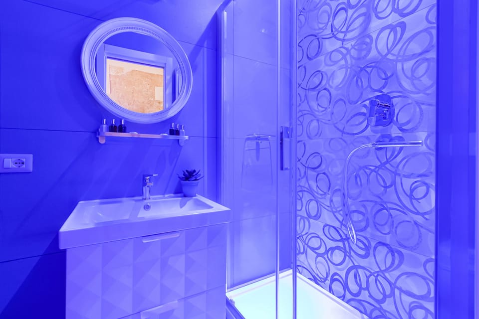 Shower, rainfall showerhead, hair dryer, bidet
