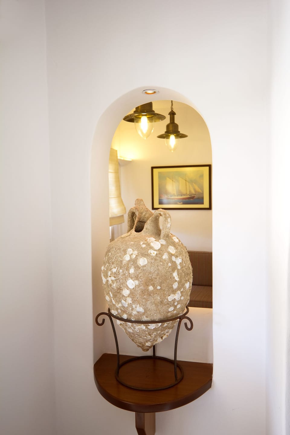 Interior entrance