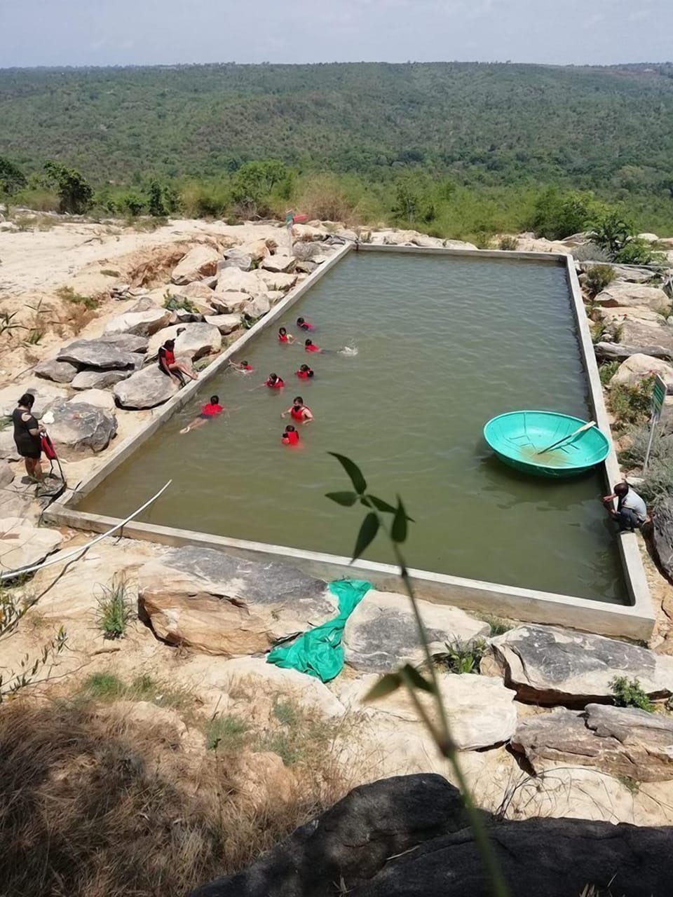Seasonal outdoor pool