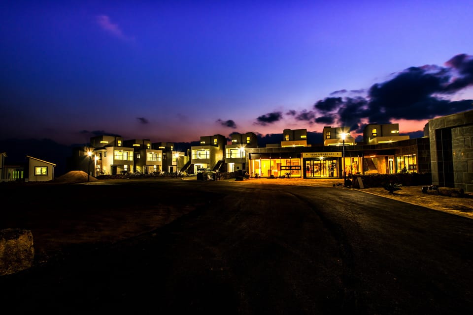 Front of property - evening/night