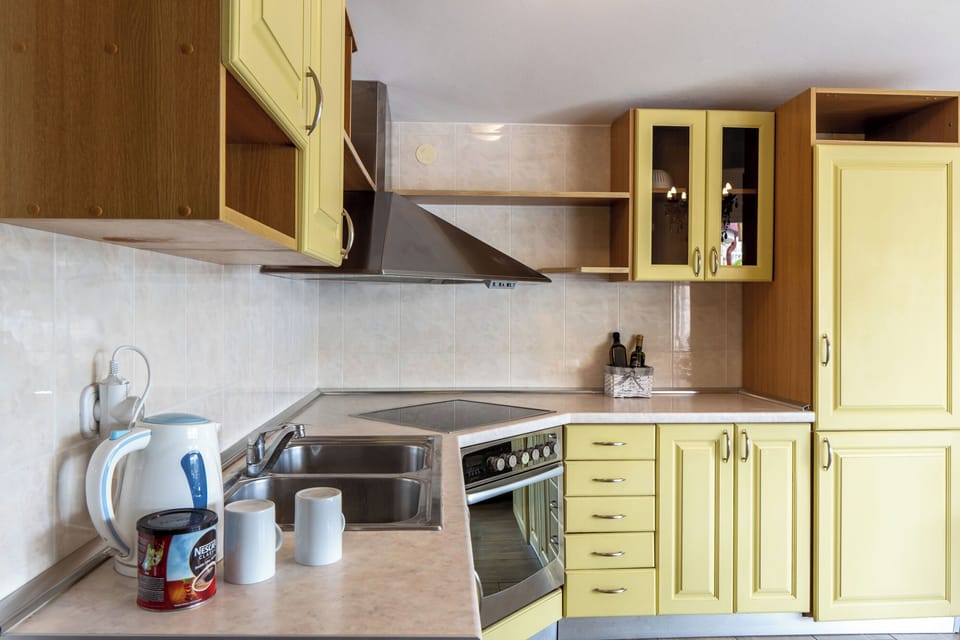 Villa | Private kitchen | Espresso maker, fridge, oven, stovetop