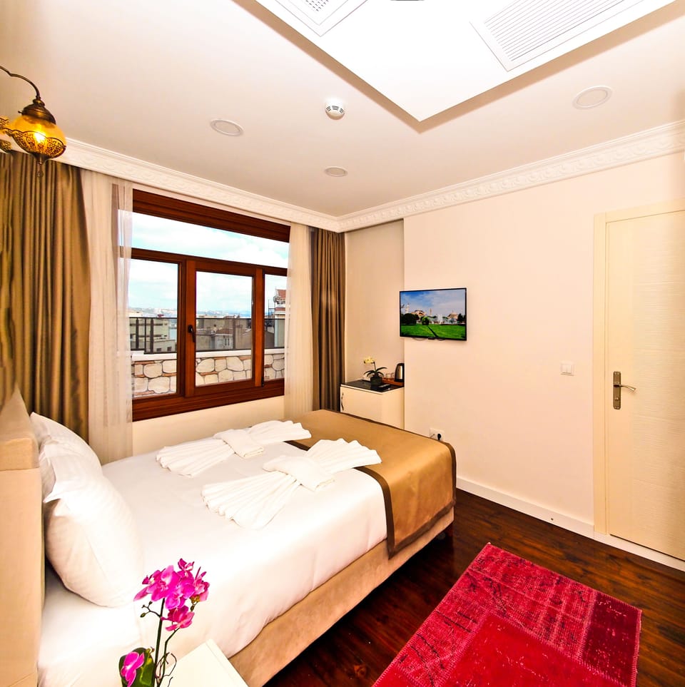 Panoramic Double Room, 1 Double Bed, Terrace | Minibar, in-room safe, soundproofing, WiFi (free)
