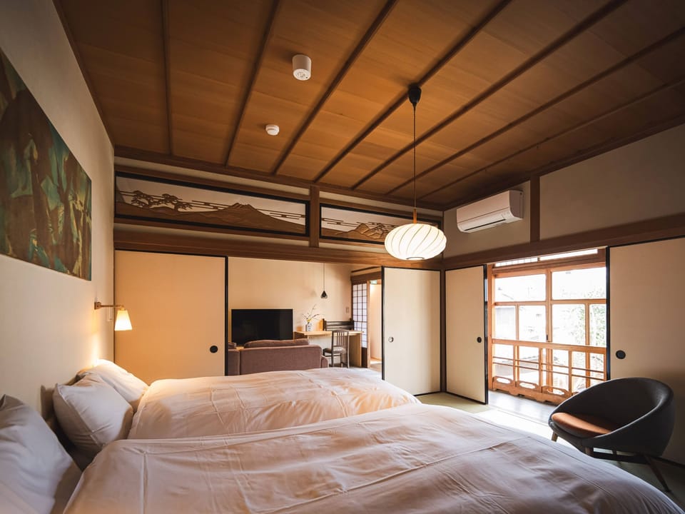 Private Vacation Home, Tsumugi, Non Smoking | Desk, WiFi (free), bed sheets
