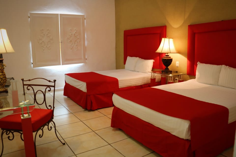 Standard Room, 2 Double Beds | Desk, free WiFi, bed sheets