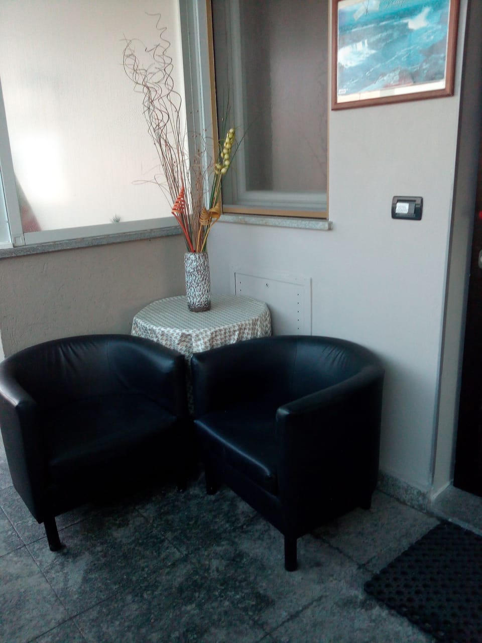 Lobby sitting area