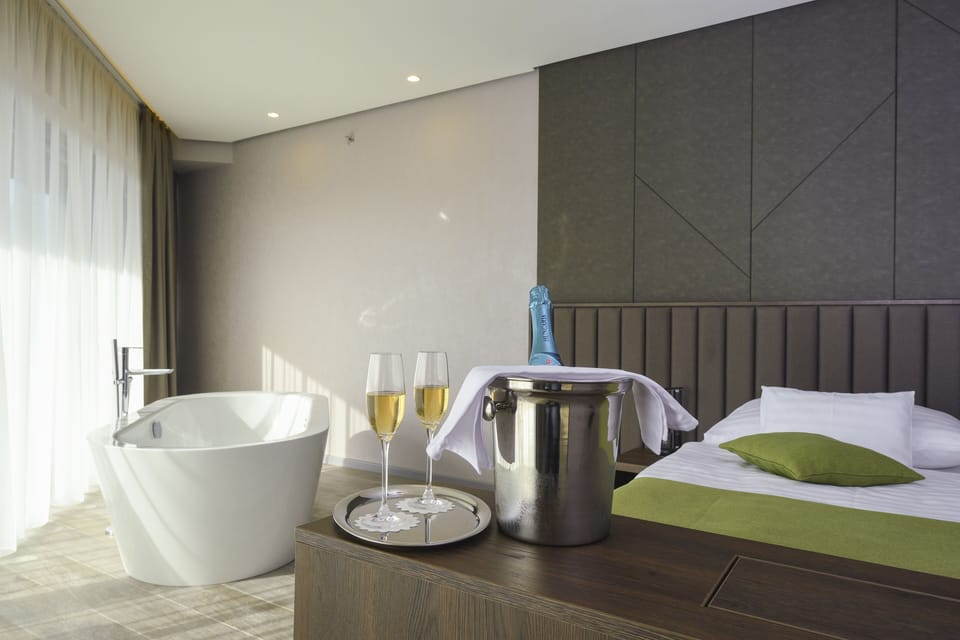Minibar, in-room safe, desk, blackout drapes