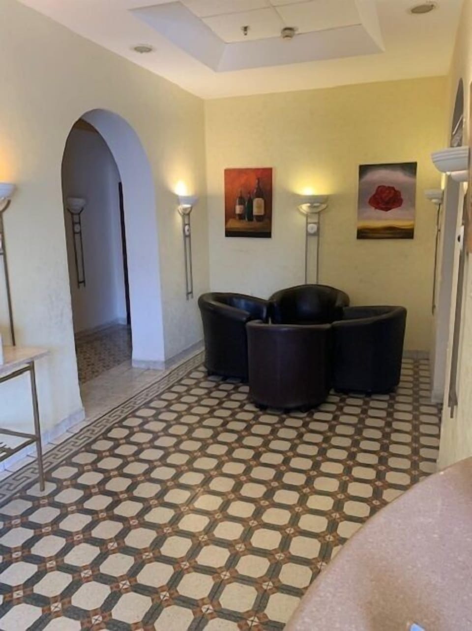 Lobby sitting area