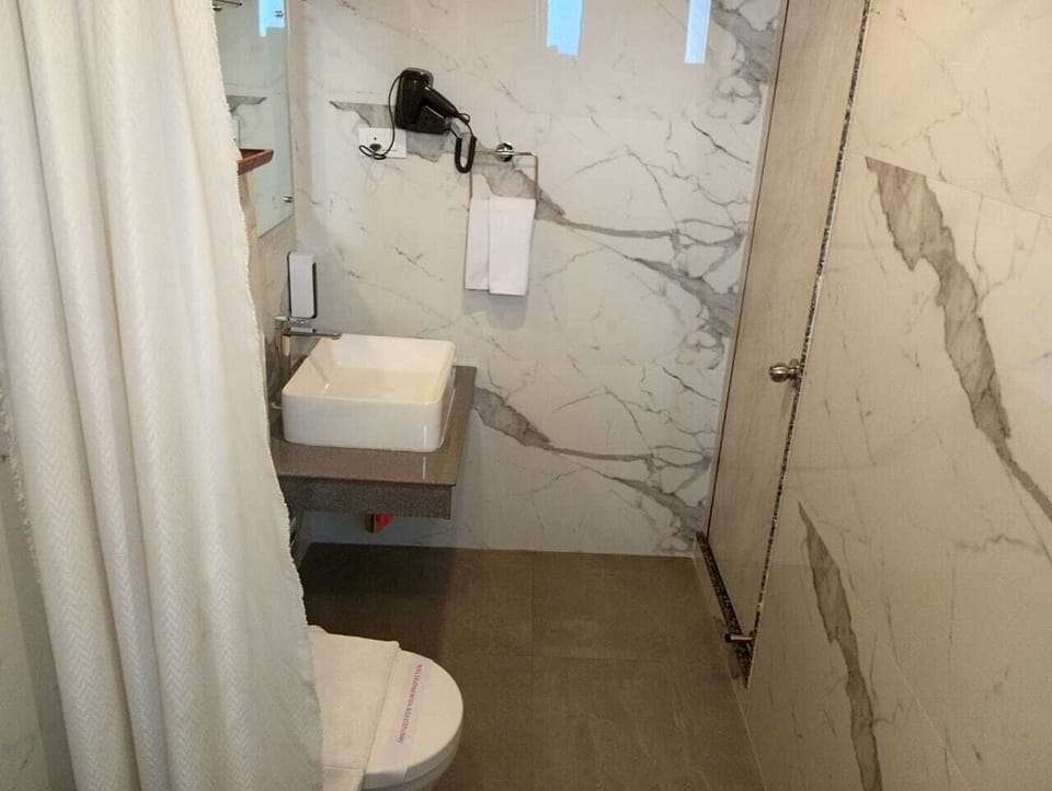 Premium Double Room | Bathroom | Shower, hydromassage showerhead, free toiletries