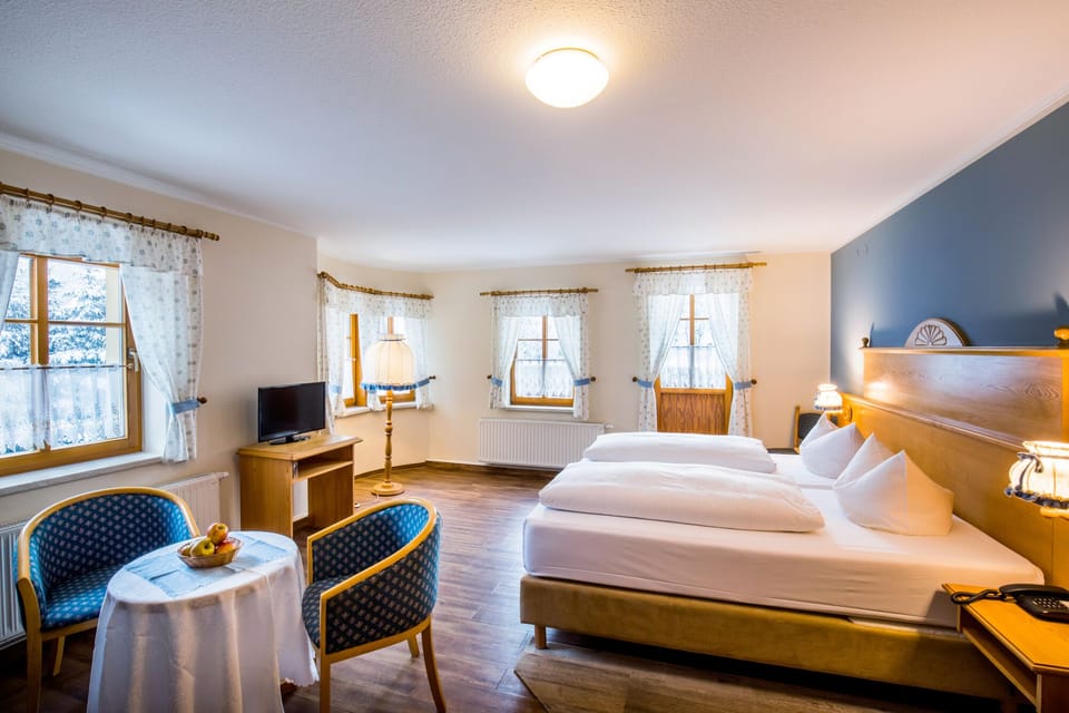 Classic Double Room | Living area | Flat-screen TV