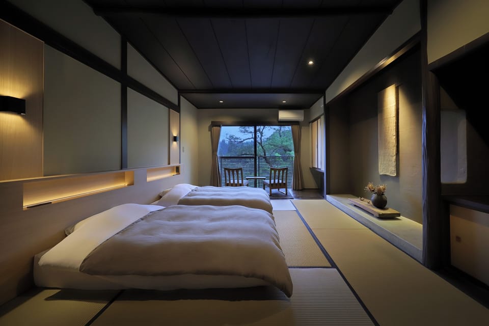 [Superior] Japanese Modern Twin Room, 37.4 sqm, Shared Bathroom | In-room safe, WiFi (free)