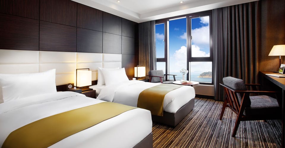 Down comforters, desk, blackout drapes, free WiFi