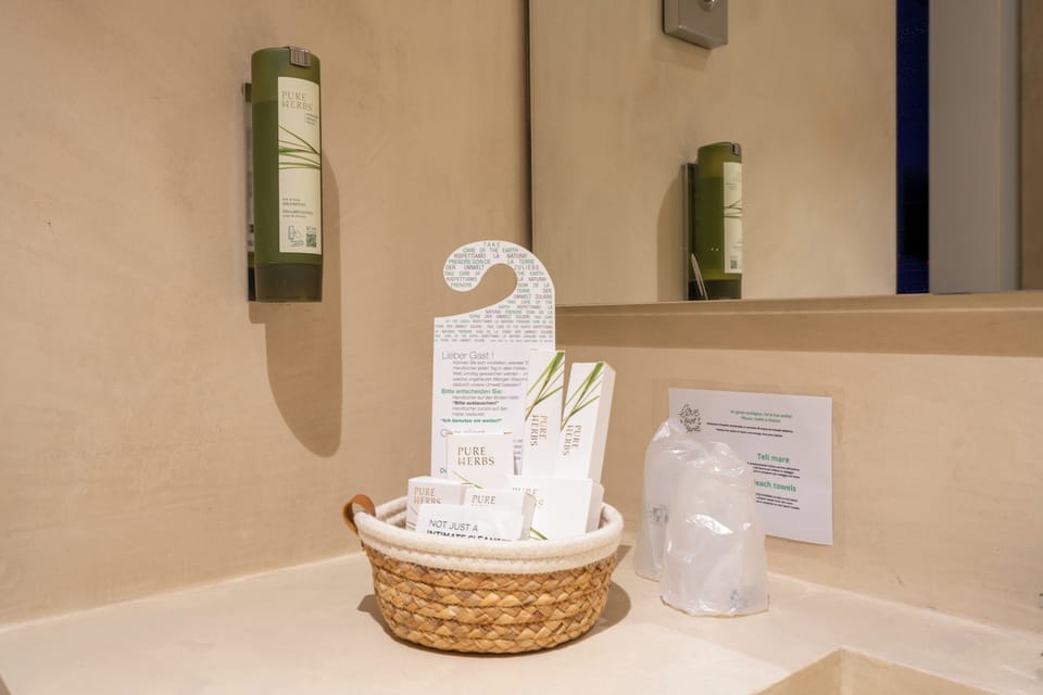 Deluxe Double Room | Bathroom | Shower, rainfall showerhead, hair dryer, bathrobes