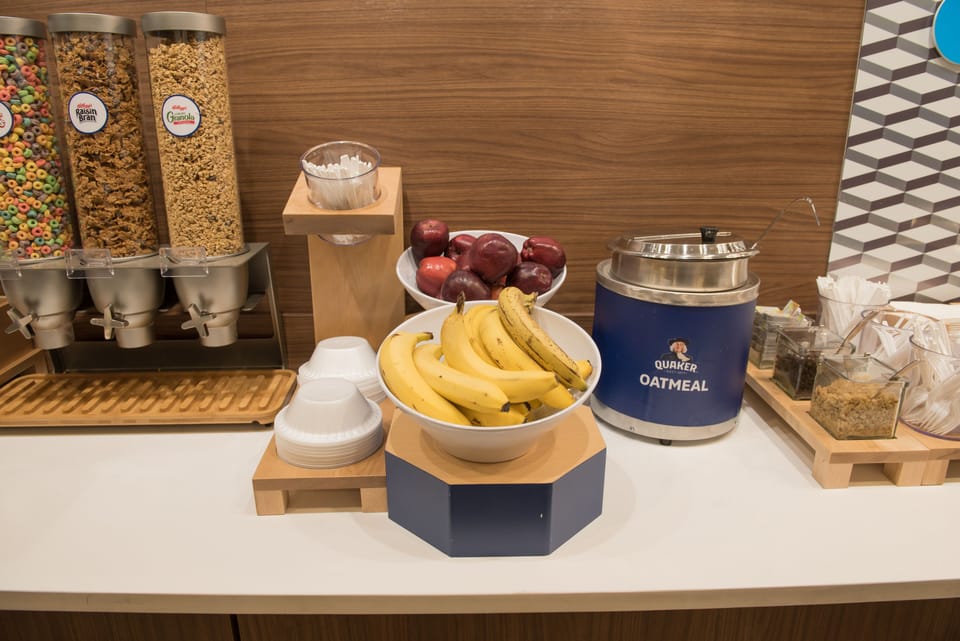 Free daily self-serve breakfast