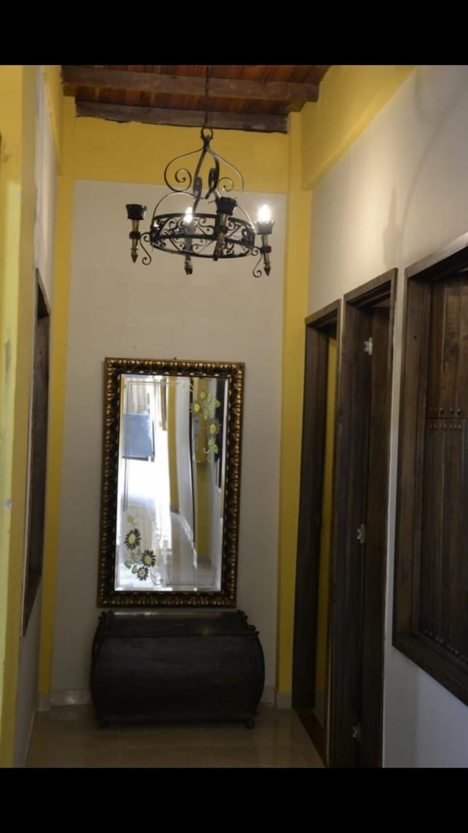 Interior entrance