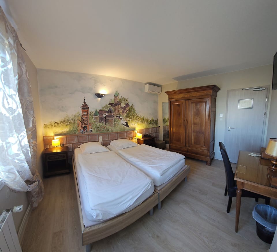 Standard Twin Room | In-room safe, individually decorated, desk, soundproofing