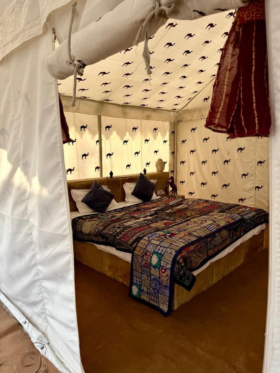 Luxury Tent | 1 bedroom, soundproofing, rollaway beds, free WiFi