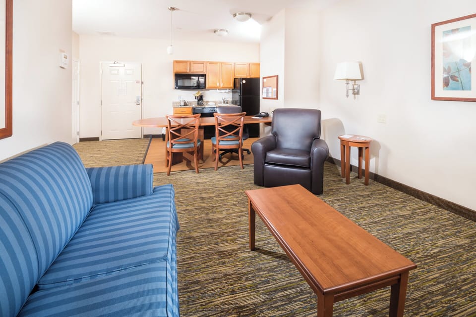Premium bedding, down comforters, pillowtop beds, in-room safe