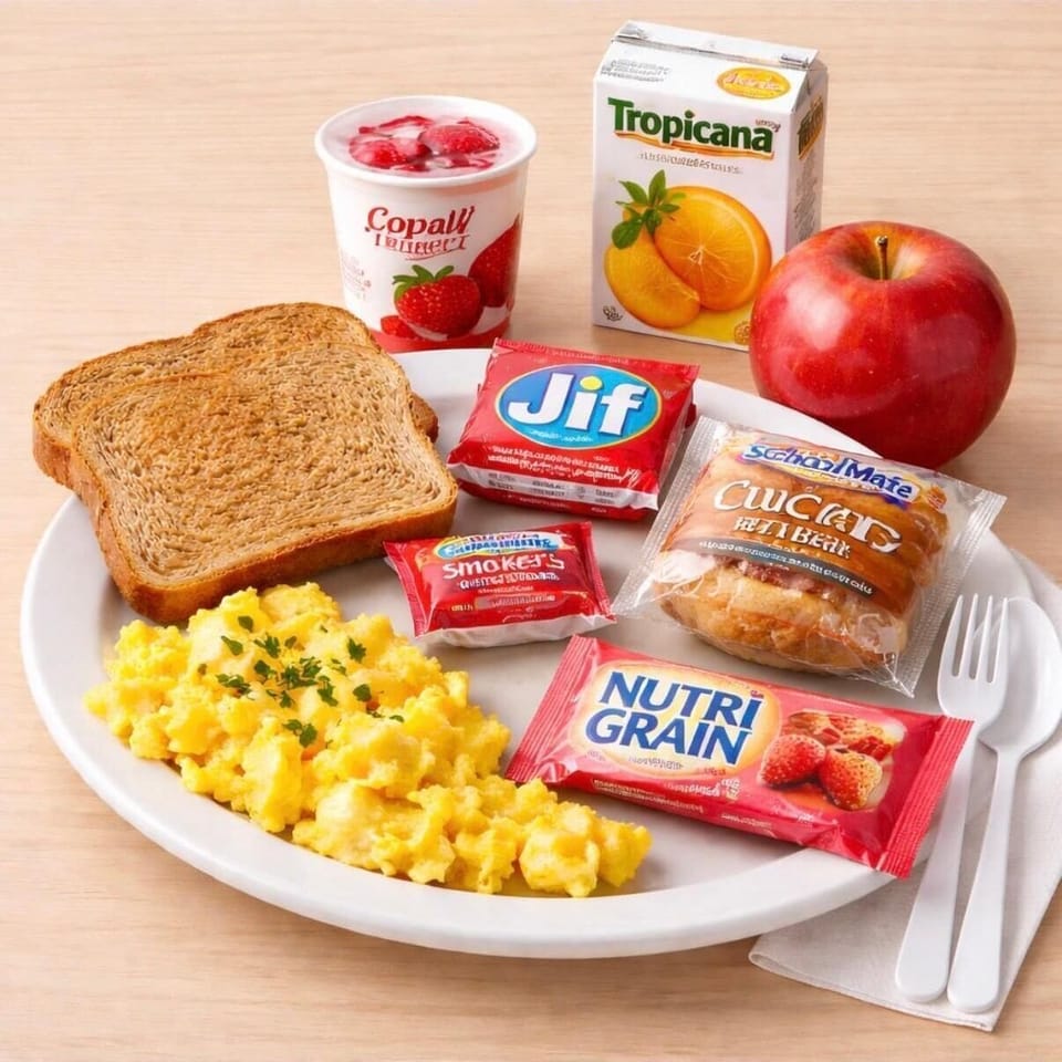 Free daily on-the-go breakfast