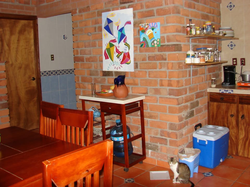 Basic Cabin, 2 Bedrooms | Private kitchen | Full-size fridge, cookware/dishes/utensils