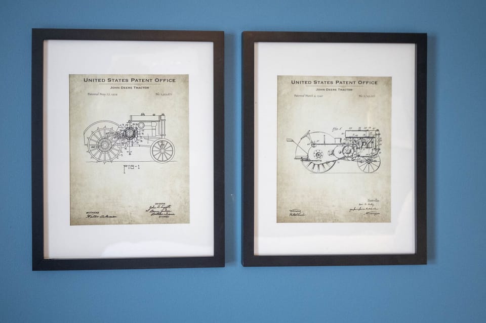 35 - John Deere | Individually decorated, individually furnished, iron/ironing board