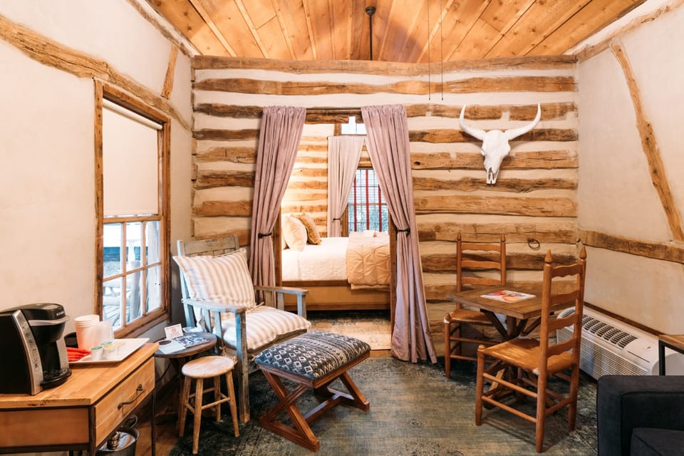 Enchanted Cabin | Living area | Flat-screen TV