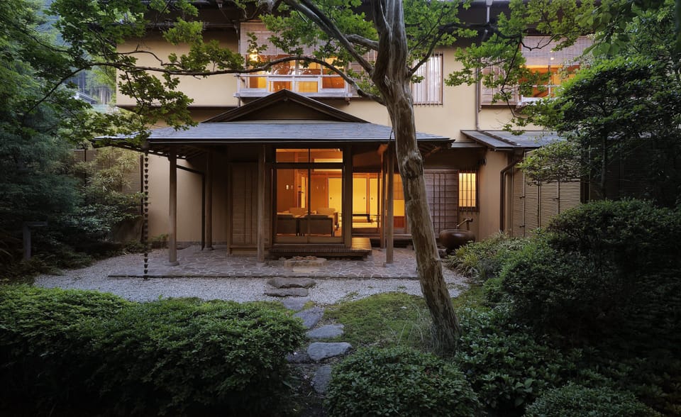 Japanese-Style Premium Suite with Open-Air Bath and Garden - Annex  | Front of property - evening/night