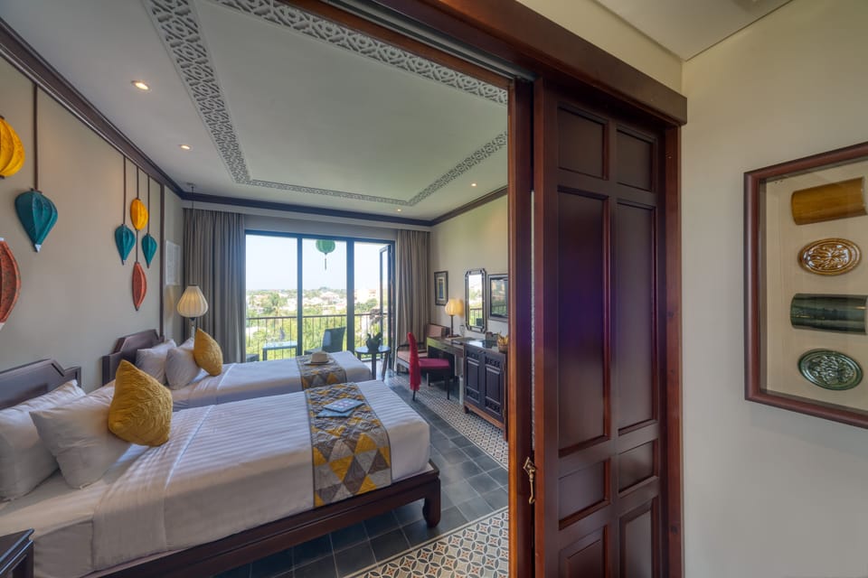 Savvy Family Connecting Suite, Bathtub, Balcony with Riverside View | Premium bedding, minibar, in-room safe, desk