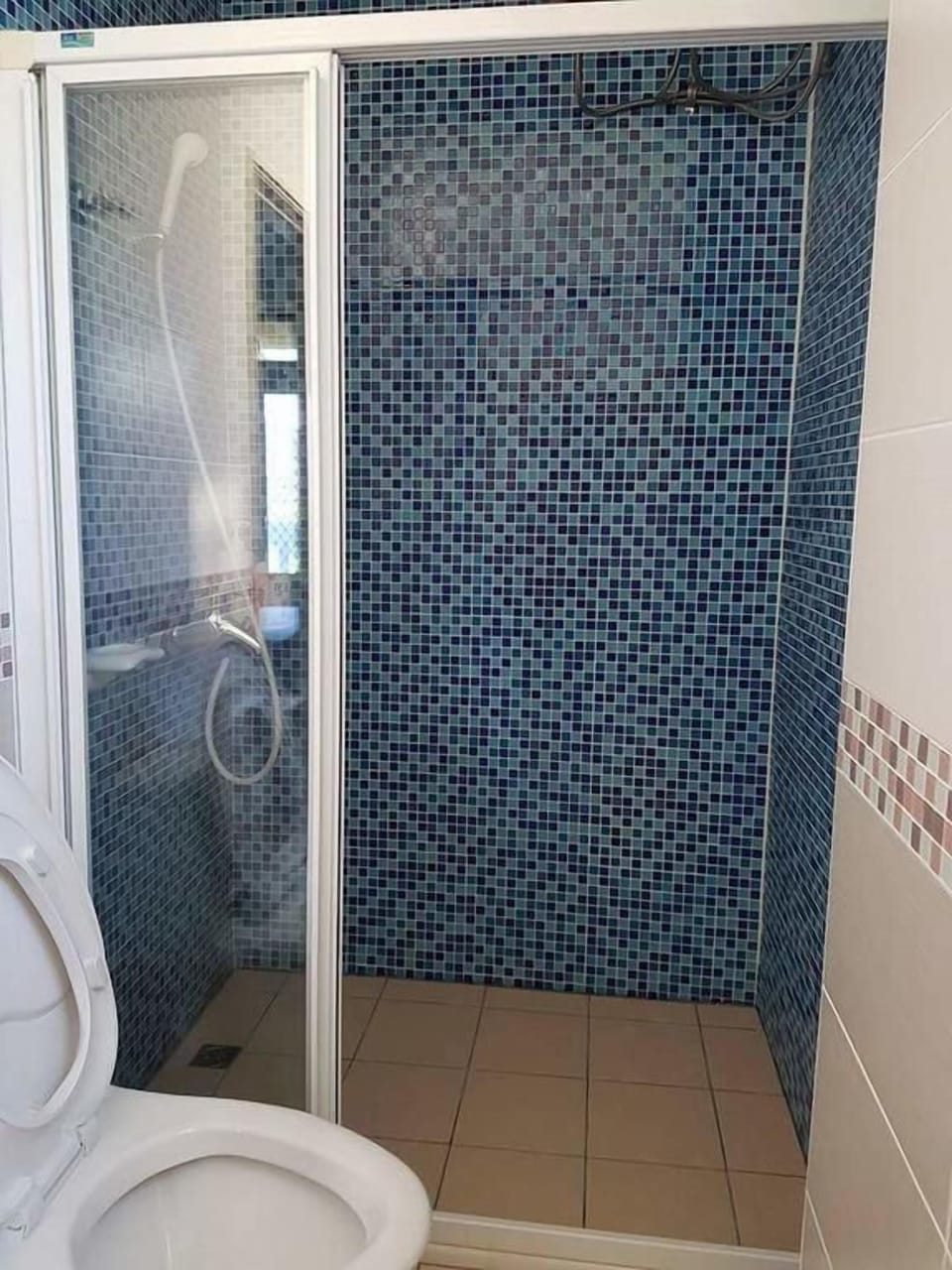 Deluxe Double Room (301, 201) | Bathroom shower